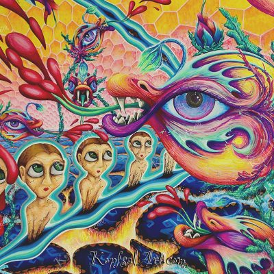 Wachstum - aus der Serie - DINA4, Art Nr_62.11_Gemälde (100x70cm)-Wachstum