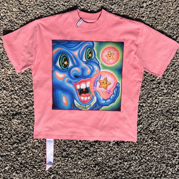 Sternchenstauner - aus der Serie - 20x20 Art. Nr_6_Malplatte_Sternchenstauner Ein Thermotransferdruck auf Jersey/Sport-Jersey/Banner-Gewebe (PES) gedruckt. Diese Veredelung ist auf ein 100% Baumwollshirt von Stanley/Stella genäht. (Dieser Druck ist auf verschiedenen Modellen in verschiedenen Farben erhältlich.) Einzigartig, handgemacht und mit Herz gestaltet, somit ist jedes fertiggestellte Produkt kein Mainstream, kein Massenprodukt, sondern ein Unikat mit Charakter.