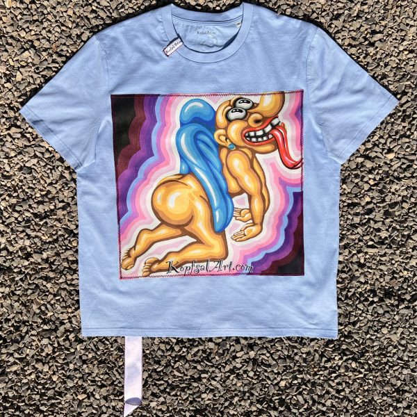 Angel - aus der Serie - 20x20 Art Nr_1_ Malplatte_Angel Ein Thermotransferdruck auf Jersey/Sport-Jersey/Banner-Gewebe (PES) gedruckt. Diese Veredelung ist auf ein 100% Baumwollshirt von Stanley/Stella genäht. (Dieser Druck ist auf verschiedenen Modellen in verschiedenen Farben erhältlich.) Einzigartig, handgemacht und mit Herz gestaltet, somit ist jedes fertiggestellte Produkt kein Mainstream, kein Massenprodukt, sondern ein Unikat mit Charakter.