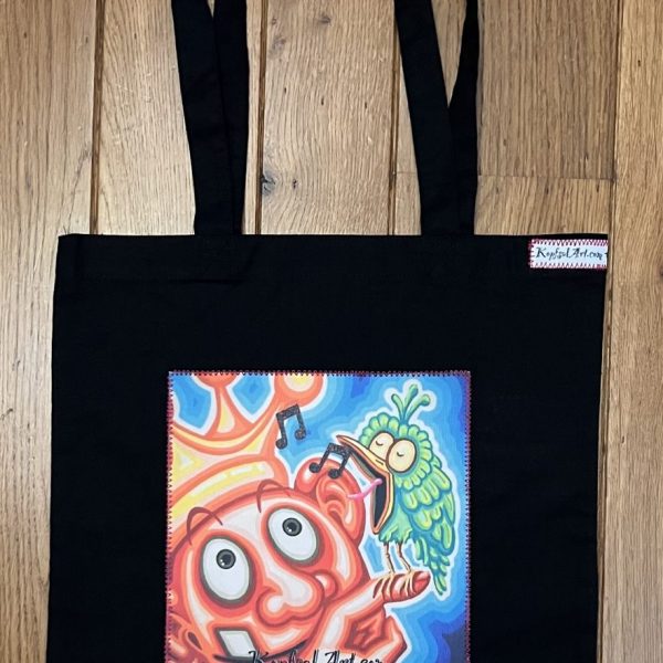 König Einzahn und sein Vogel on Light Tote Bag