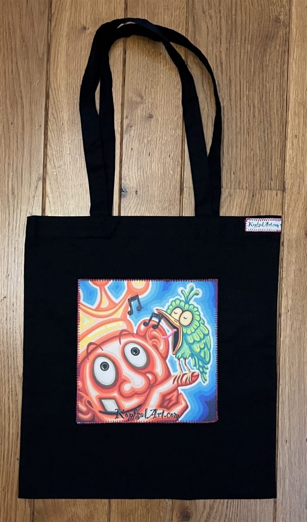 König Einzahn und sein Vogel on Light Tote Bag