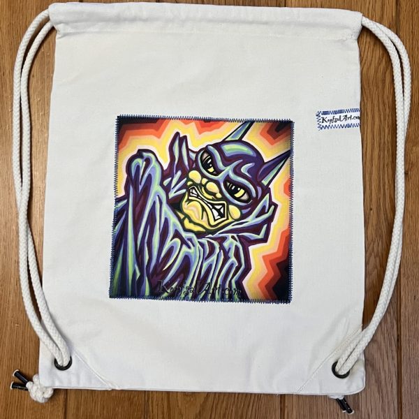 Bat-Glow on Gym Bag