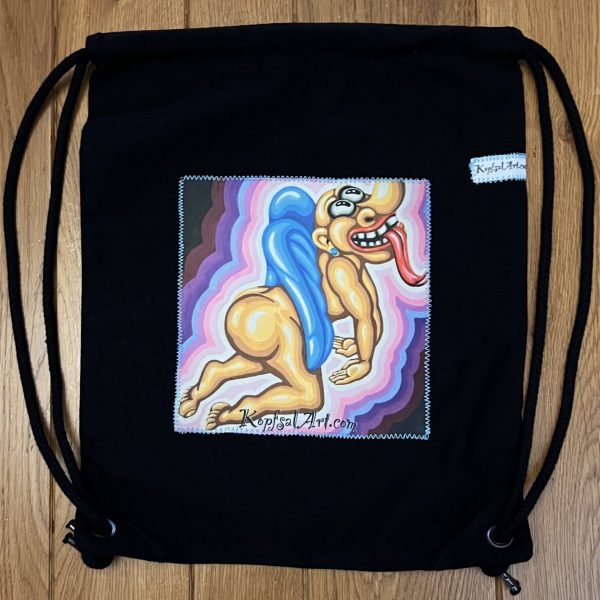 Angel on Gym Bag